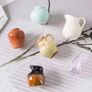 Cute Refrigerator Fridge Vase 5Pcs Ceramic Magnets