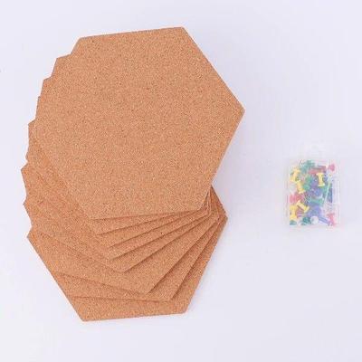 8 Pcs Photo Wall Wooden Bulletin Board Cork Corkboard Pin