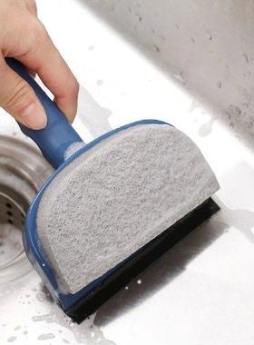 Double-sided Sponge Bathroom Glass Brush Bathtub Wash Basin