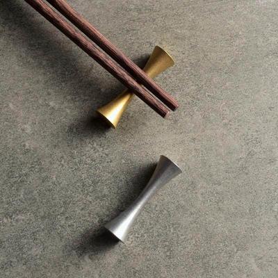 Japanese-Style Metal Chopstick Stand Sleek Tableware