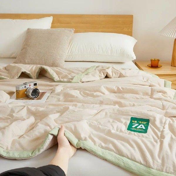 solid color thin quilt soybean fiber summer air