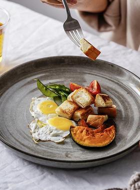 Tableware porcelain plate steak salad fruit cake sushi plate