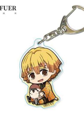 Hot Aanime Demon Slayer Acrylic Keychain Nezuko Cartoon Char