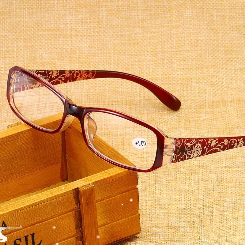 1pc Fashion Reading Glasses Portable Ultra Light Frame Anti-