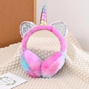 Cute Unicorn Earmuffs Children Kids Cat Ears Lovely Ear-Muff