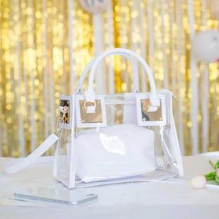 Bag Shoulder Jelly Candy Beach Clear Summer Transparent