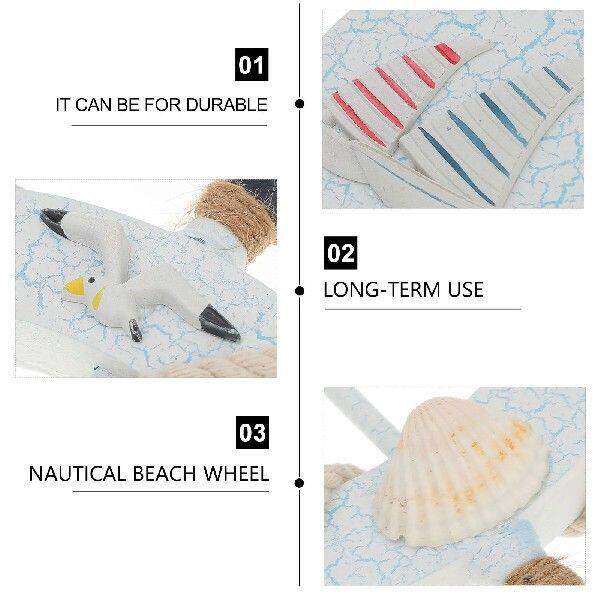 Surf Board Fishing Nets Nautical Fishnets Shell Wall Decor - 实物图