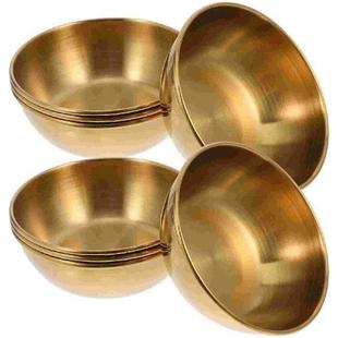 Steel Sauce Bowl Cups Stainless Dipping Lunch Pcs