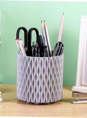 Rotate makeup brush organizer.Desktop storage box Multifunct