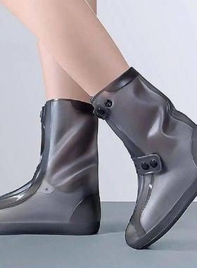 2Pcs Useful High Tube Rain Boots Non-slip Snow Defence