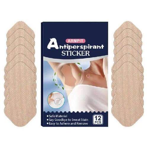 Armpit Sweat Pads 12 PCS Anti Sweating Pads Armpit Sweat