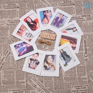 set hanging cardboard decoration frame photo clip. picture