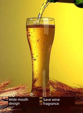 Large crystal edinger beer glass high-grade wheat cup large