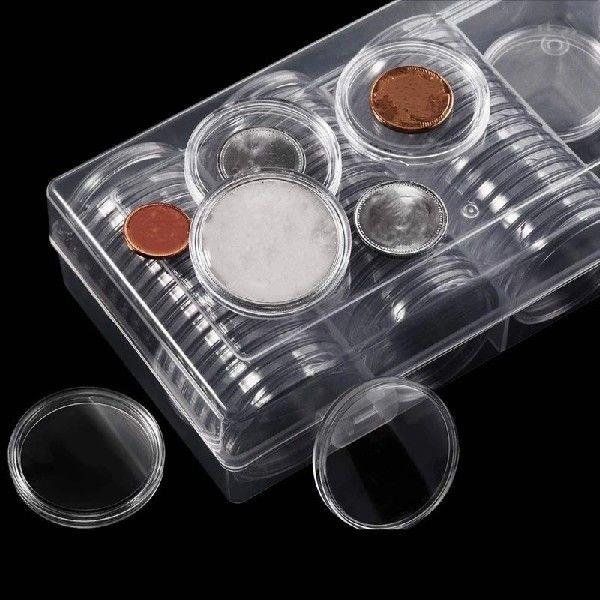 40 Mm Coin Capsules Coin Case Coin Holder Storage Container
