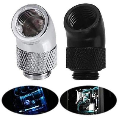 G1/4 Inch Male To Female Extender Fitting 4-Pack 45 Degree