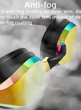 Unisex Professional Swimming Goggles for Racing, HD Lens and