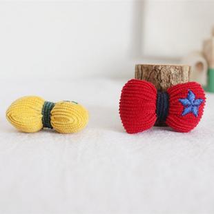 bow plaid accessories star accessorie fabric hair cotton