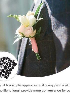 6 Sheets Adhesive Felt Handmade DIY Materials Black