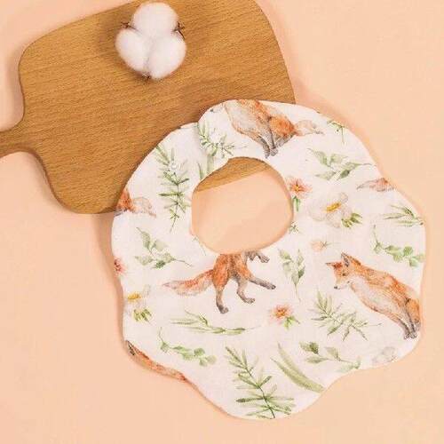 Drooling Apron Bib Baby Burp Cloth Feeding Bibs Baby