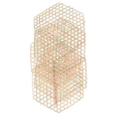 5 Pcs Bamboo Steaming Mat Anti-heat Pot Liner with Cover