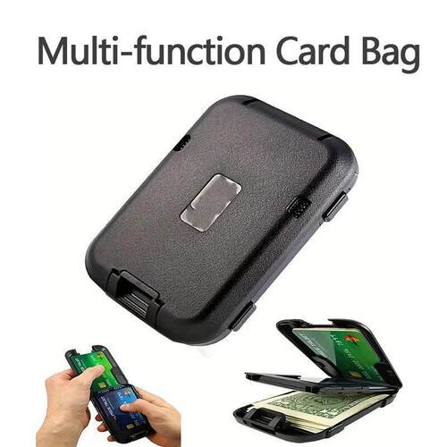 Metal Wallet Wallet, RFID Block Minimalist Wallet MEN