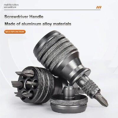 1 PCS Titanium Handle S2 Special-Shaped Screwdriver 1/4