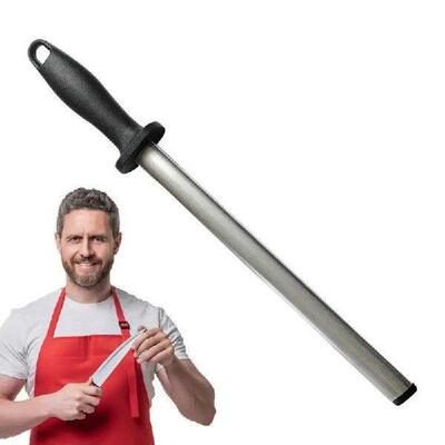 12in Diamond Honing Steel Professional Knife Sharpening Rod