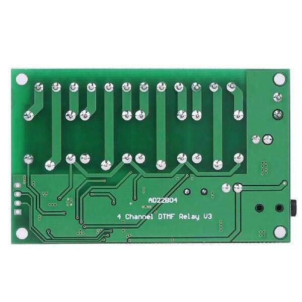 1pc Tone Decoder Relay AD22B04 12V 4 Channel Relay For DTMF