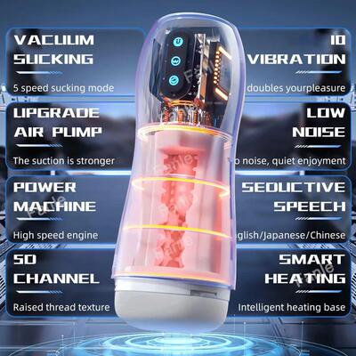 Automatic Sucking Masturbator for Men Pocket Pussy Penis