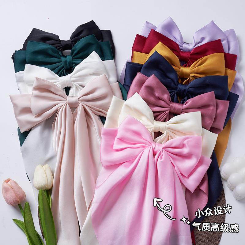 Red bow tie hairpin female Headband hair accessories clip