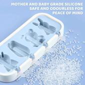 Molds Mini Kids Cute Popsicles Silicone Baby Shapes Popsicle