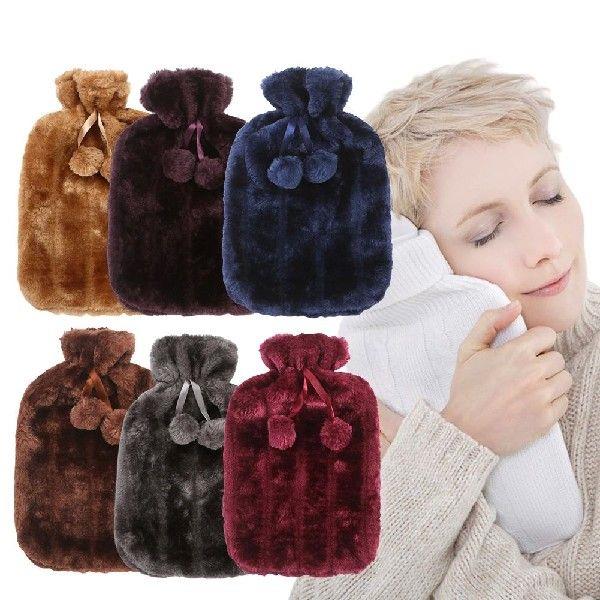Plush Hot Water Bottle Cover Removable Hot Water Bag