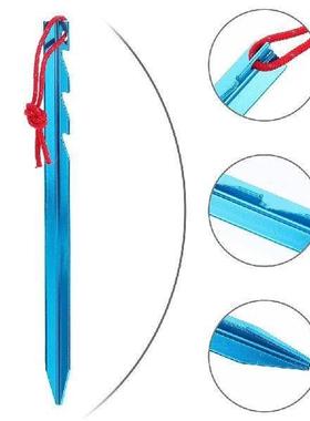 6 PCS Tent Pegs Camping Stakes Aluminum Alloy Ground Nails