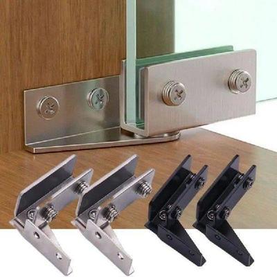 Stainless Steel Glass Clamps 5-8mm Punching-Free Wine