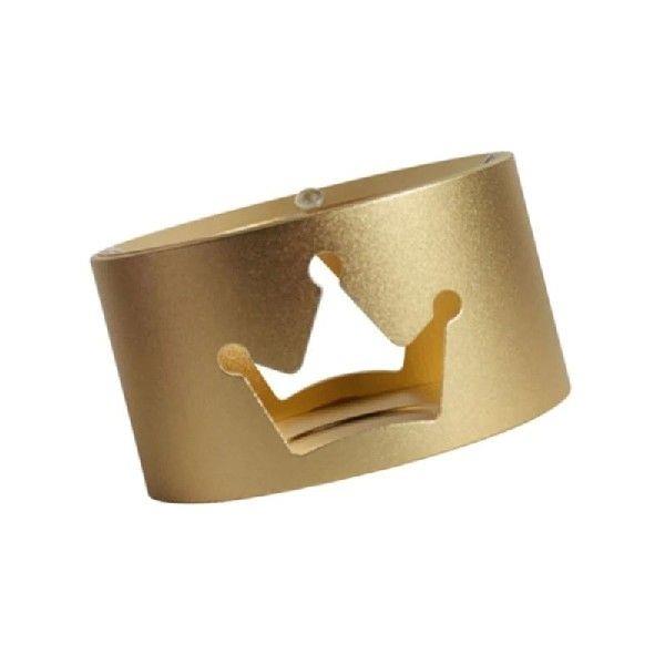 Elegant Brushed Stainless Steel Teas Warmer with Stand