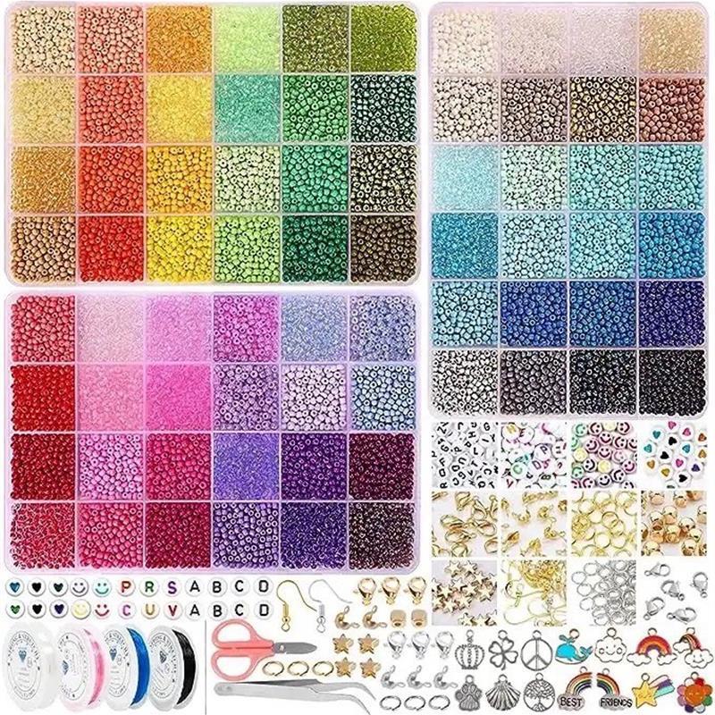 2/3/4mm Charm Glass Beads for Jewelry Making DIY Bracelets