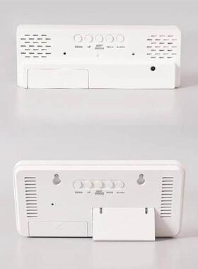 Led Mirror Digital Alarm Clock 12/24 Hours Adjustable