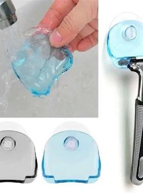 1pcs Toothbrush Shaver Holder with Sucker Cup for Bathroom