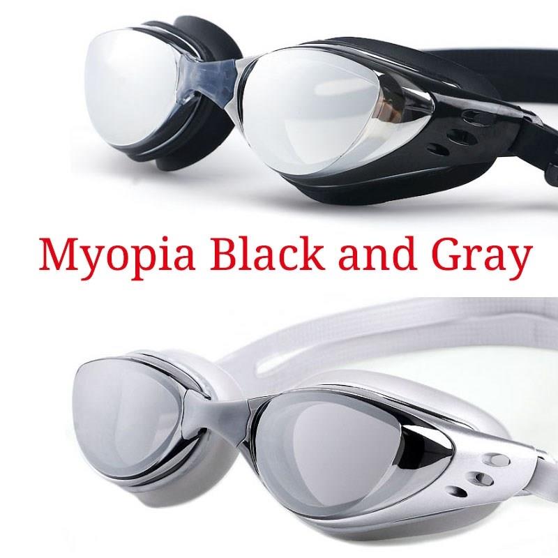 Myopia Swimming Goggles Pool Eyewear anti fog Swim Glasses