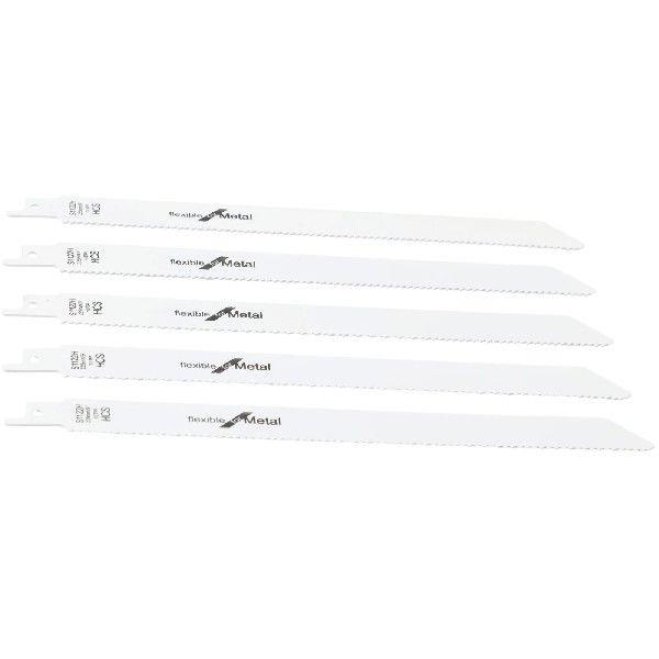 5pcs BI-Metal Reciprocating Saw Blade 225mm Flexible For