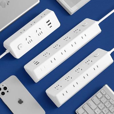 Power cord extension socket Plug wire board with towing Plat