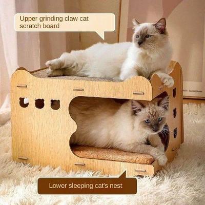House Cat Scratcher Board Bed Cat Scratching Pads Pet