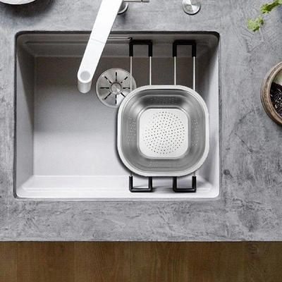 Kitchen Sink Vegetable Washing Basin Stainless Bowl Noodles