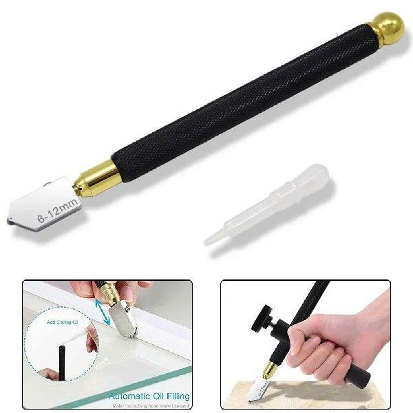 2Pcs Diamond Glass Cutter For Glass Mirrors Tiles Cutting