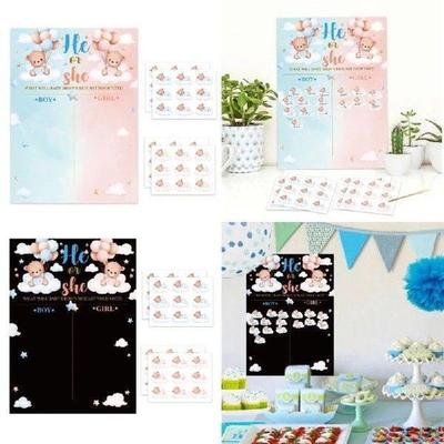 448B Gender Reveal Party Decorations Baby Gender Reveal
