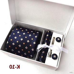 suit 领带套 tie gift sets men hanky clip cufflinks necktie