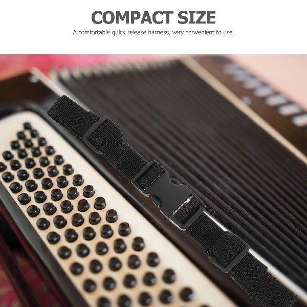 2 Pcs Accordion Anti-slip Straps Backpacks Chest Belt with