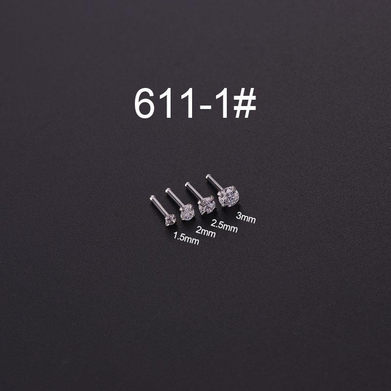 Nose piercing zircon nose nail nose ring puncture single