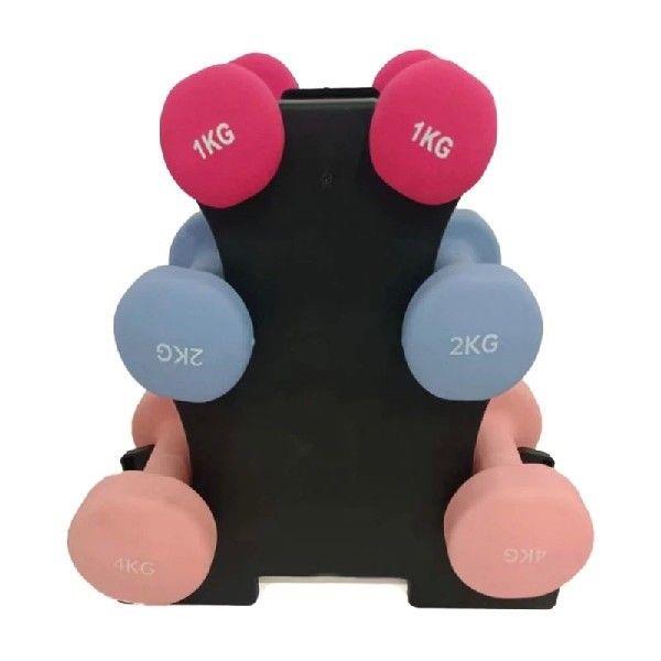 Small Dumbbell Rack Stand 3 Tiers Bracket Weight Tower