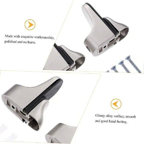 2pcs Wall Mount Home Supply Cabinet Shelf Holder Hardware